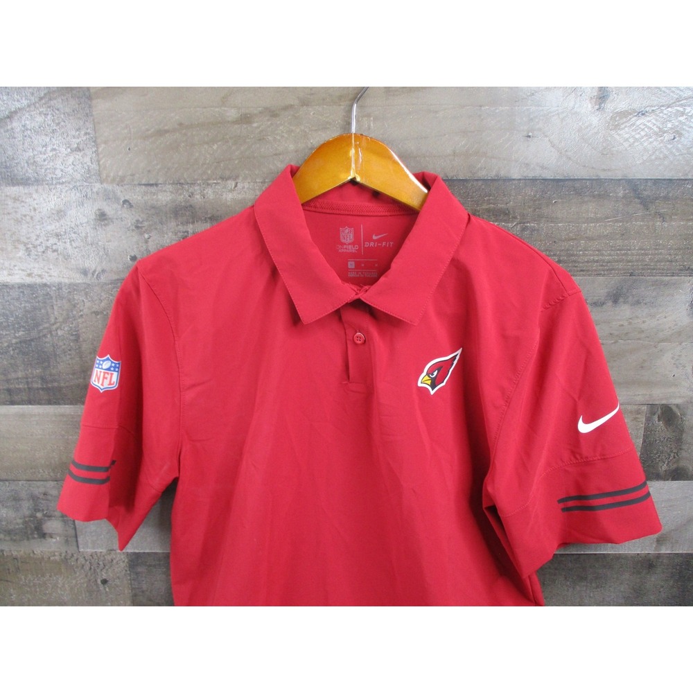 Arizona Cardinals Shirt Mens Medium Red NFL Football Dri Fit On Field Nike